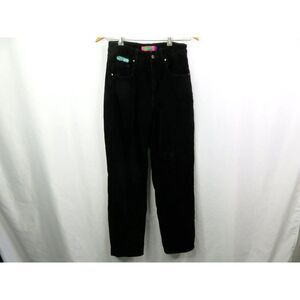 Empyre Tori Black Corduroy Pants High Rise Waist Size 3 Cotton Cords Skate Baggy